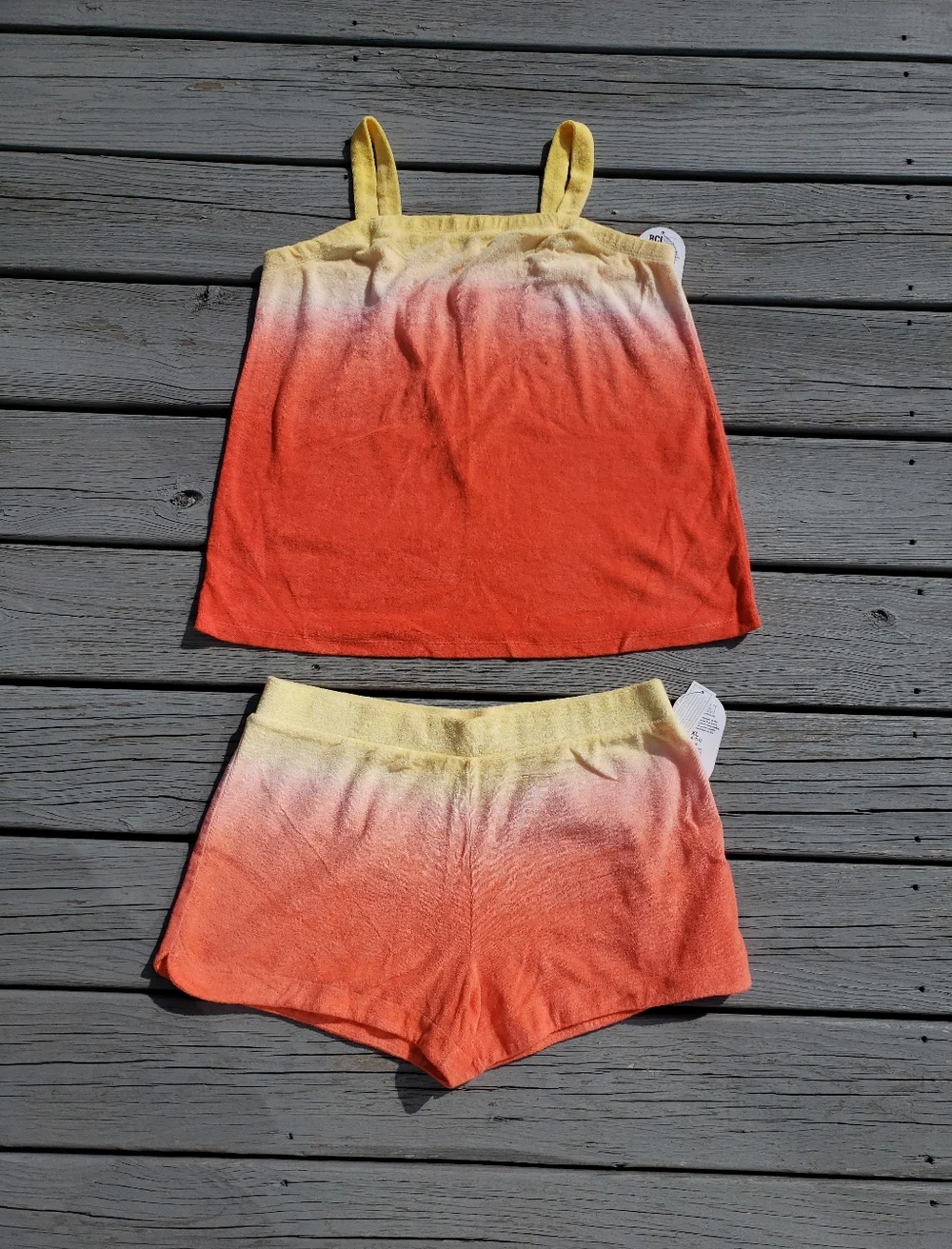 WONDER Nation Girls Towel Terry Short Set Size X-Large (14-16) Plus